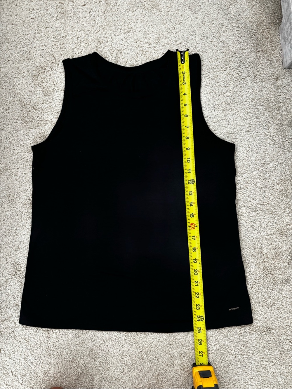 Mondetta Black Sleeveless Performance Tank